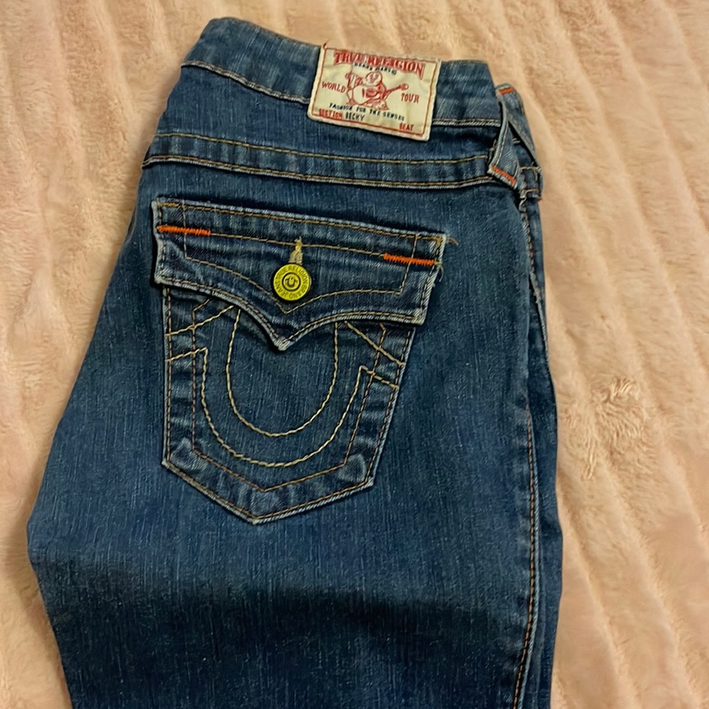 In great condition, does have a patch on the inside as shown in picture